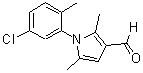 CAS 登录号：428466-65-3， 1-(5-氯-2-甲基苯基)-2,5-二甲基-1H-吡咯-3-甲醛