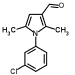 CAS#: 428467-92-9, 1-(3-Chlorophenyl)-2,5-Dimethyl-1H-Pyrrole-3-Carbaldehyde