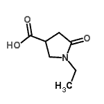 CAS#: 428518-38-1, 1-Ethyl-5-Oxo-3-Pyrrolidinecarboxylic Acid