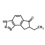 CAS#: 429683-81-8, 7-Ethyl-7,8-Dihydroindeno[4,5-d][1,2,3]Triazol-6(1H)-One