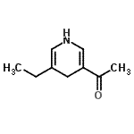CAS#: 42972-53-2, 1-(5-Ethyl-1,4-Dihydro-3-Pyridinyl)Ethanone