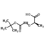 CAS#: 42989-96-8, (2R)-2-[({[(2-Methyl-2-Propanyl)Oxy]Carbonyl}Amino)Oxy]Propanoic Acid