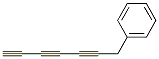 CAS 登录号：4300-27-0， 苯基庚三炔