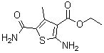 CAS#: 43028-63-3, Ethyl 2-Amino-5-Carbamoyl-4-Methyl-3-Thiophenecarboxylate