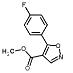 CAS 登录号：430534-58-0， 甲基5-(4-氟苯基)-1,2-恶唑-4-羧酸酯