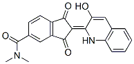 CAS#: 43099-94-1, 2-(3-Hydroxy-2(1H)-Quinolylidene)-N,N-Dimethyl-1,3-Dioxoindan-5-Carboxamide