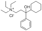 CAS#: 4310-35-4, (3-Cyclohexyl-3-hydroxy-3-phenylpropyl)triethylammonium chloride