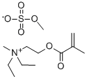CAS#: 4316-66-9, N-Methyl-N,N-diethyl-2-(1-oxo-2-methyl-2-propenyloxy)ethanaminium methyl sulfate