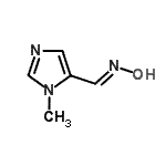 CAS 登录号：43193-18-6， (E)-N-羟基-1-(1-甲基-1H-咪唑-5-基)甲亚胺