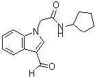 CAS#: 431981-28-1, N-Cyclopentyl-3-Formyl-1H-Indole-1-Acetamide
