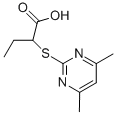 CAS 登录号:433242-64-9, 2-(4,6-二甲基-嘧啶-2-基巯基)-丁酸