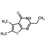 CAS#: 433716-50-8, 2-Ethyl-5,6-Dimethyl-3H-Thieno[2,3-d]Pyrimidin-4-One