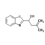 CAS 登录号：433924-35-7， 1-(1,3-苯并噻唑-2-基)-3-甲基-3-丁烯-1-醇
