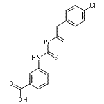 CAS#: 433943-50-1, 3-({[(4-Chlorophenyl)Acetyl]Carbamothioyl}Amino)Benzoic Acid