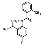 CAS 登录号：434293-51-3， N-(4-碘-2-异丙基苯基)-2-甲基苯甲酰胺