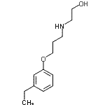 CAS#: 434305-23-4, 2-{[3-(3-Ethylphenoxy)Propyl]Amino}Ethanol