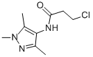 CAS 登录号：435341-85-8， 3-氯-N-(1,3,5-三甲基-1H-吡唑-4-基)-丙酰胺