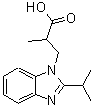 CAS#: 435342-08-8, 3-(2-Isopropyl-1H-Benzimidazol-1-Yl)-2-Methylpropanoic Acid