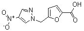 CAS 登录号：436086-87-2， 5-[(4-硝基-1H-吡唑-1-基)甲基]-2-呋喃羧酸
