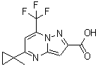 CAS#: 436088-38-9, 5-(1-Methylcyclopropyl)-7-(Trifluoromethyl)Pyrazolo[1,5-a]Pyrimidine-2-Carboxylic Acid