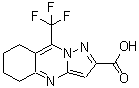 CAS 登录号：436088-43-6， 9-三氟甲基-5,6,7,8-四氢-吡唑并-[5,1-b]喹唑啉-2-羧酸