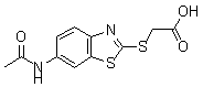 CAS#: 436088-91-4, 2-[[6-(Acetylamino)-2-Benzothiazolyl]Thio]-Acetic Acid