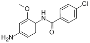 CAS 登录号：436089-17-7， N-(4-氨基-2-甲氧基-苯基)-4-氯-苯甲酰胺