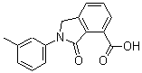 CAS#: 436093-40-2, 2,3-Dihydro-2-(3-Methylphenyl)-3-Oxo-1H-Isoindole-4-Carboxylicacid