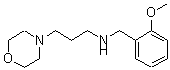 CAS 登录号：436096-95-6， N-[(2-甲氧基苯基)甲基]-4-吗啉丙胺