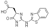 CAS#: 436811-21-1, 2-[(4R)-2-(Benzothiazol-2-Ylamino)-5-Oxo-1,4-Dihydroimidazol-4-Yl]Acetic acid