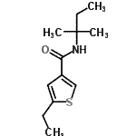 CAS#: 438216-34-3, 5-Ethyl-N-(2-Methyl-2-Butanyl)-3-Thiophenecarboxamide