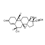 CAS#: 438244-33-8, (6alpha,17beta)-17-Ethynyl-6,17-Dihydroxyestr-4-En-3-One