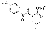 CAS#: 438581-55-6, N-(4-Methoxybenzoyl)-L-Leucine Monosodium Salt