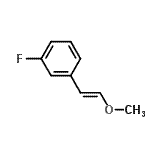 CAS#: 438585-93-4, 1-Fluoro-3-[(E)-2-Methoxyvinyl]Benzene