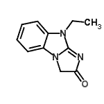 CAS 登录号：440098-02-2， 9-乙基-3H-咪唑并[1,2-a]苯并咪唑-2(9H)-酮