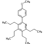 CAS 登录号：440365-48-0， 2-(4-甲氧基苯基)-3,4,5,6-四丙基吡啶