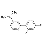 CAS 登录号：441072-26-0， 2-(2,4-二氟苯基)-N,N-二甲基-4-吡啶胺