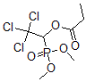 CAS 登录号：4414-11-3， [2,2,2-三氯-1-(1-氧代丙氧基)乙基]膦酸二甲酯