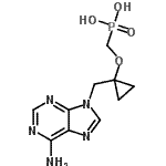 CAS#: 441785-21-3, [({1-[(6-Amino-9H-Purin-9-Yl)Methyl]Cyclopropyl}Oxy)Methyl]Phosphonic Acid