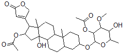 CAS#: 4420-66-0, 3b-[(2-O-Acetyl-6-Deoxy-3-O-Methyl-a-L-Mannopyranosyl)Oxy]-16b-(Acetyloxy)-14-Hydroxy-5b-Card-20(22)-Enolide