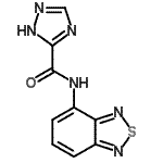 CAS#: 442650-53-5, N-(2,1,3-Benzothiadiazol-4-Yl)-1H-1,2,4-Triazole-5-Carboxamide