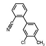CAS#: 442670-45-3, 3'-Chloro-4'-Methyl-2-Biphenylcarbonitrile