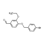 CAS#: 443292-05-5, 4-[(4-Bromobenzyl)Oxy]-3-Ethoxybenzaldehyde