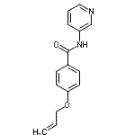 CAS 登录号：443731-54-2， 4-(烯丙氧基)-N-(3-吡啶基)苯甲酰胺