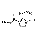 CAS#: 443762-03-6, Methyl 3-Formamido-4-Methyl-2-Thiophenecarboxylate