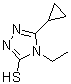 CAS#: 443918-29-4, 5-Cyclopropyl-4-Ethyl-4H-1,2,4-Triazole-3-Thiol
