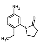 CAS 登录号：444003-00-3， 1-(5-氨基-2-乙基苯基)-2-吡咯烷酮