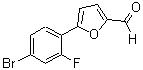 CAS 登录号：444284-83-7， 5-(4-溴-2-氟苯基)-2-糠醛
