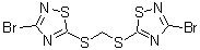 CAS#: 444791-14-4, 5,5'-(Methylenedisulfanediyl)Bis(3-Bromo-1,2,4-Thiadiazole)