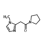 CAS#: 445394-72-9, 2-(1-Methyl-1H-Imidazol-2-Yl)-1-(1-Pyrrolidinyl)Ethanone